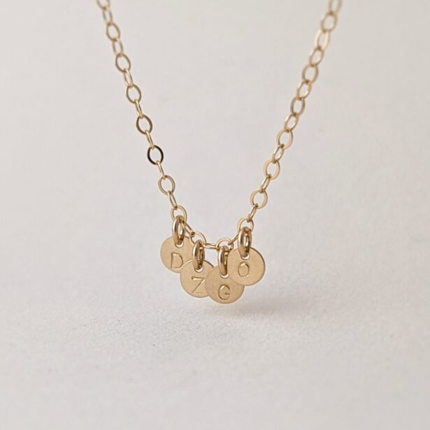 Collier Alice - Minidisques lettrés