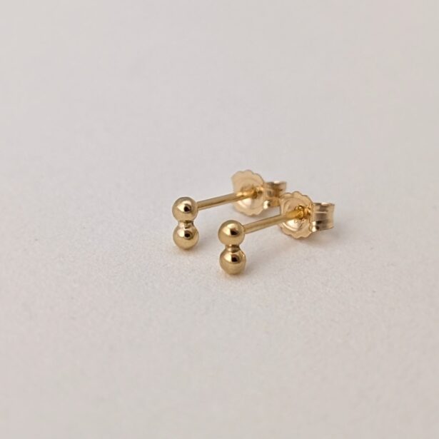 Boucles d'oreilles Jade - Deux minipoints