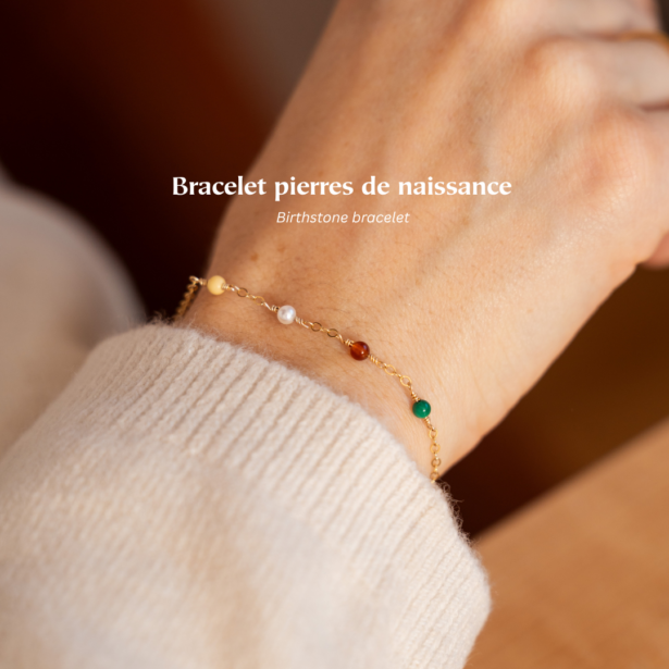 Satellite bracelet - Birthstones