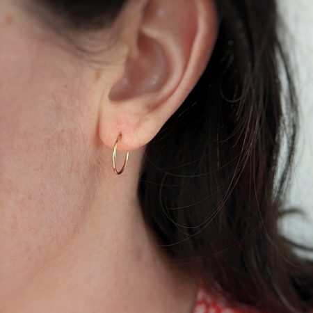 Anneau de perçage lisse - Peasejewelry