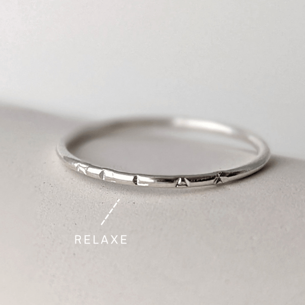 Bague RELAXE - Peasejewelry