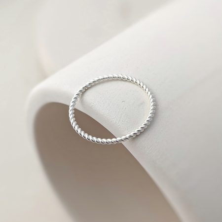 Bague torsadée (soldes) - Peasejewelry