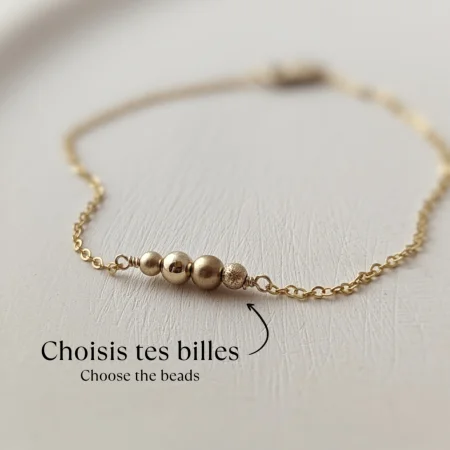 Bracelet familial à billes - Peasejewelry