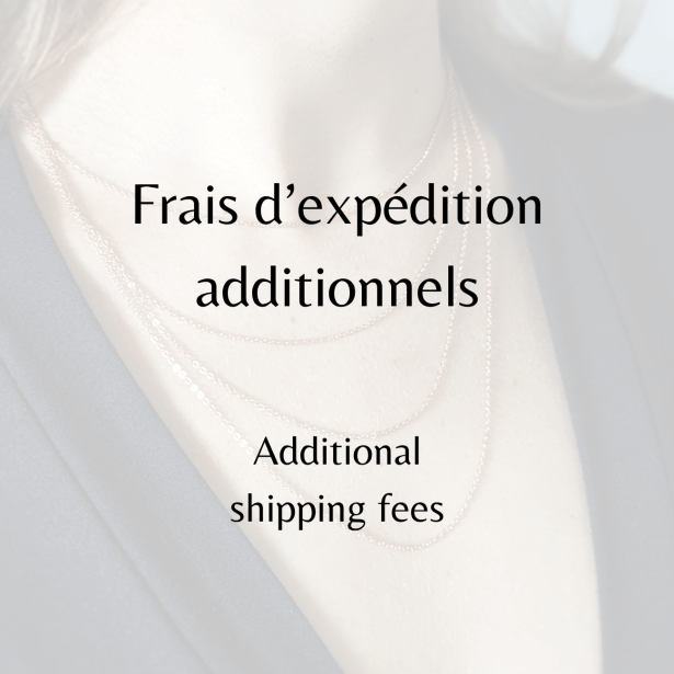 Frais d'expédition additionnels - Peasejewelry