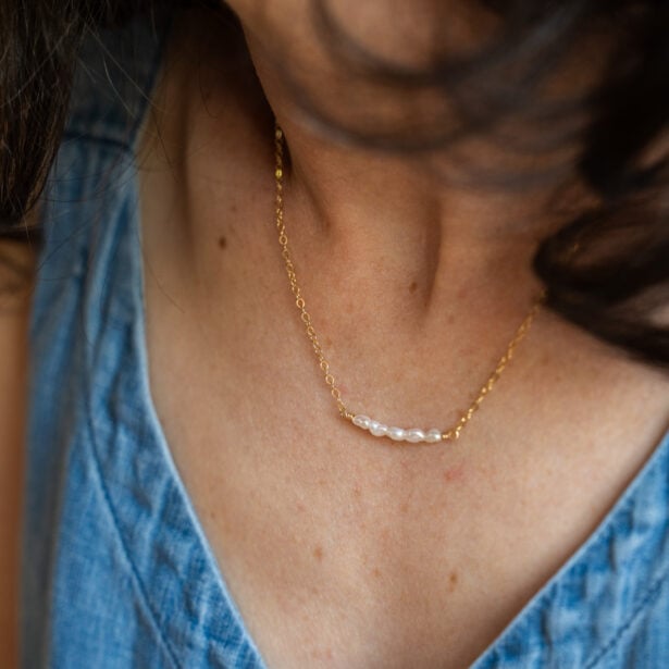 Adrienne Necklace - Baroque pearls