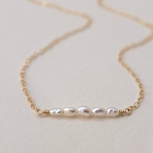 Collier Adrienne - Perles baroques