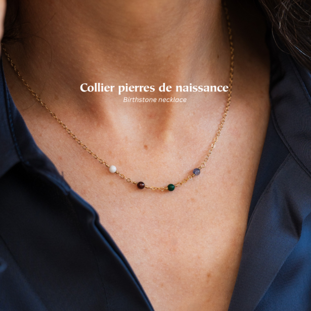 Satellite necklace - Birthstones